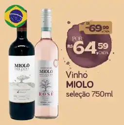 Cometa Supermercados vinho miolo seleção oferta