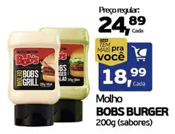 Cometa Supermercados Molho bobs burger oferta