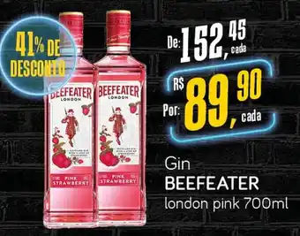 Gin beefeater london pink