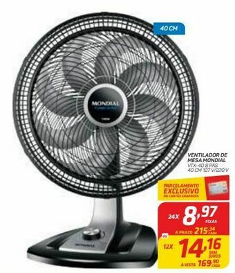 GBarbosa Ventilador de mesa mondial oferta