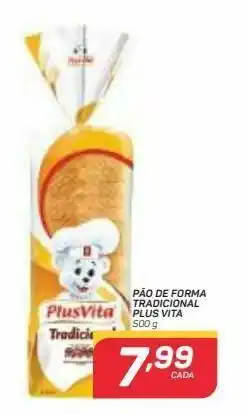 Pão de forma tradicional plus vita
