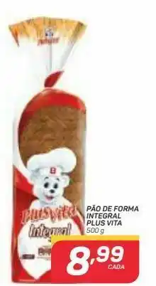 GBarbosa Pão de forma integral plus vita oferta