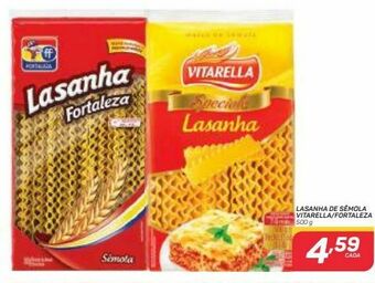 Lasanha de sêmola vitarella/fortaleza