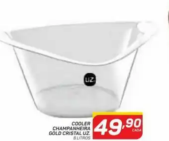 Cooler champanheira gold cristal uz.