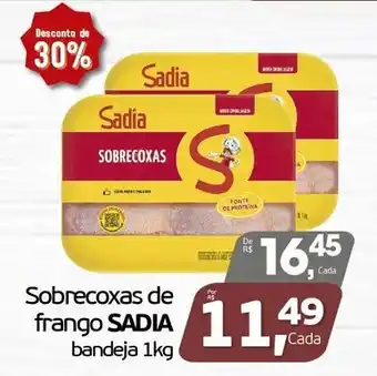Sobrecostas de frango SADIA