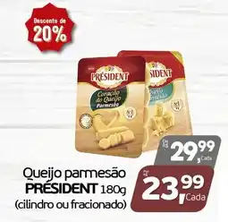 Cometa Supermercados Queijo parmesão prÉsident oferta