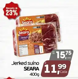 Cometa Supermercados Jerked suíno seara oferta