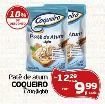 Patê de atum coqueiro