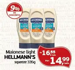 Cometa Supermercados Maionese light hellmann's squeeze oferta