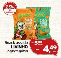 Cometa Supermercados Snack assado livinho oferta