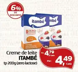 Cometa Supermercados Creme de leite itambé oferta