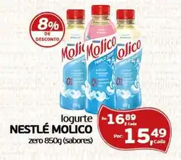 Cometa Supermercados logurte nestlé molico zero 850g (sabores) oferta