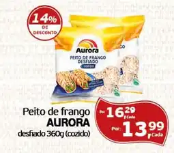 Cometa Supermercados Peito de frango aurora desfiado oferta