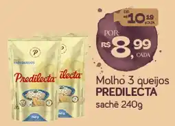 Cometa Supermercados molho 3 queijos predilecta oferta