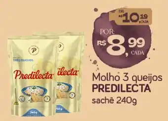 Molho 3 queijos predilecta