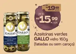 Cometa Supermercados Azeitonas verdes gallo vidro oferta