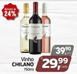 Cometa Supermercados Vinho chilano oferta