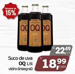 Cometa Supermercados Suco de uva OQ vidro (integral) oferta