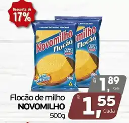 Cometa Supermercados Flocão de milho NOVOMILHO oferta