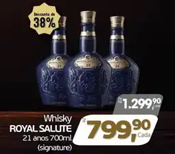 Cometa Supermercados Whisky royal salute 21 anos oferta