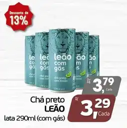 Cometa Supermercados Chá preto LEÃO oferta