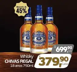 Cometa Supermercados Whisky chivas regal 18 anos oferta