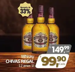 Cometa Supermercados Whisky chivas regal 12 anos 1l oferta