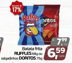 Cometa Supermercados Batata frita RUFFLES ou salgadinhos DORITOS oferta