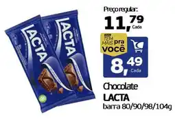 Cometa Supermercados Chocolate lacta oferta