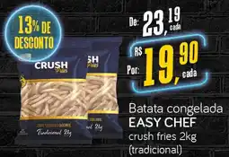 Cometa Supermercados batata congelada easy chef crush fries 2kg oferta