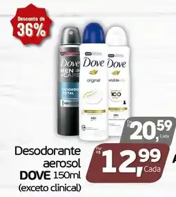 Cometa Supermercados Desodorante aerosol dove 150ml oferta