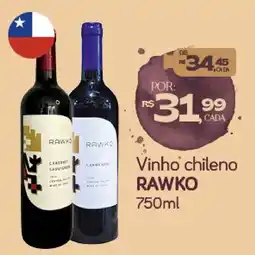 Cometa Supermercados Vinho chileno rawko oferta