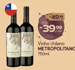Cometa Supermercados Vinho chileno metropolitano oferta