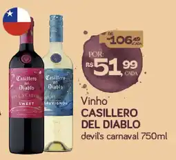 Cometa Supermercados Vinho casillero del diablo devil's carnaval oferta