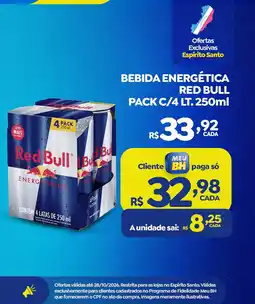 Supermercados BH Bebida energética red bull oferta