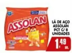 Higa's Supermercado Lã de aço assolan oferta