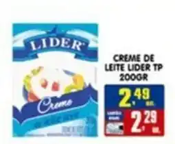 Higa's Supermercado Creme de leite lider tp oferta