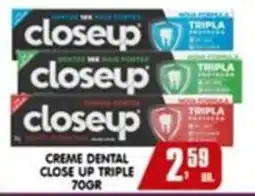 Higa's Supermercado Creme dental close up triple oferta