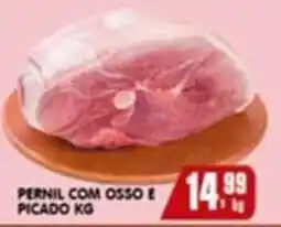 Higa's Supermercado Pernil com osso e picado kg oferta