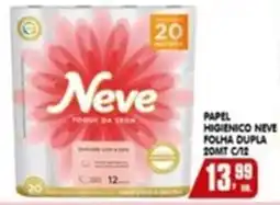 Higa's Supermercado Papel higienico neve folha dupla oferta