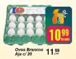 Negreiros Ovos Brancos Aja c/ 20 oferta