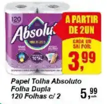 Negreiros Papel Tolha Absoluto Folha Dupla oferta