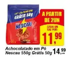Negreiros Achocolatado em Pó Nescau oferta