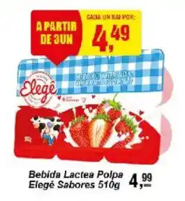 Bebida Lactea Polpa Elegé Sabores