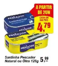Negreiros Sardinha Pescador Natural ou Óleo oferta