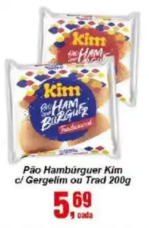 Negreiros Pão Hambúrguer Kim oferta