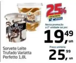 Tenda Atacado Sorvete Leite Trufado Variatta Perfetto oferta