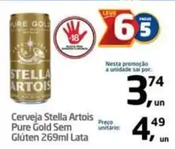 Tenda Atacado Cerveja stella artois pure gold sem glúten oferta