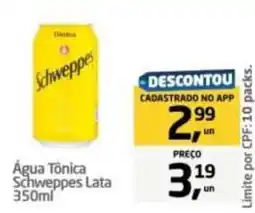 Tenda Atacado Água Tônica Schweppes Lata oferta