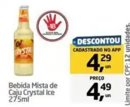 Tenda Atacado Bebida Mista de Caju Crystal Ice oferta